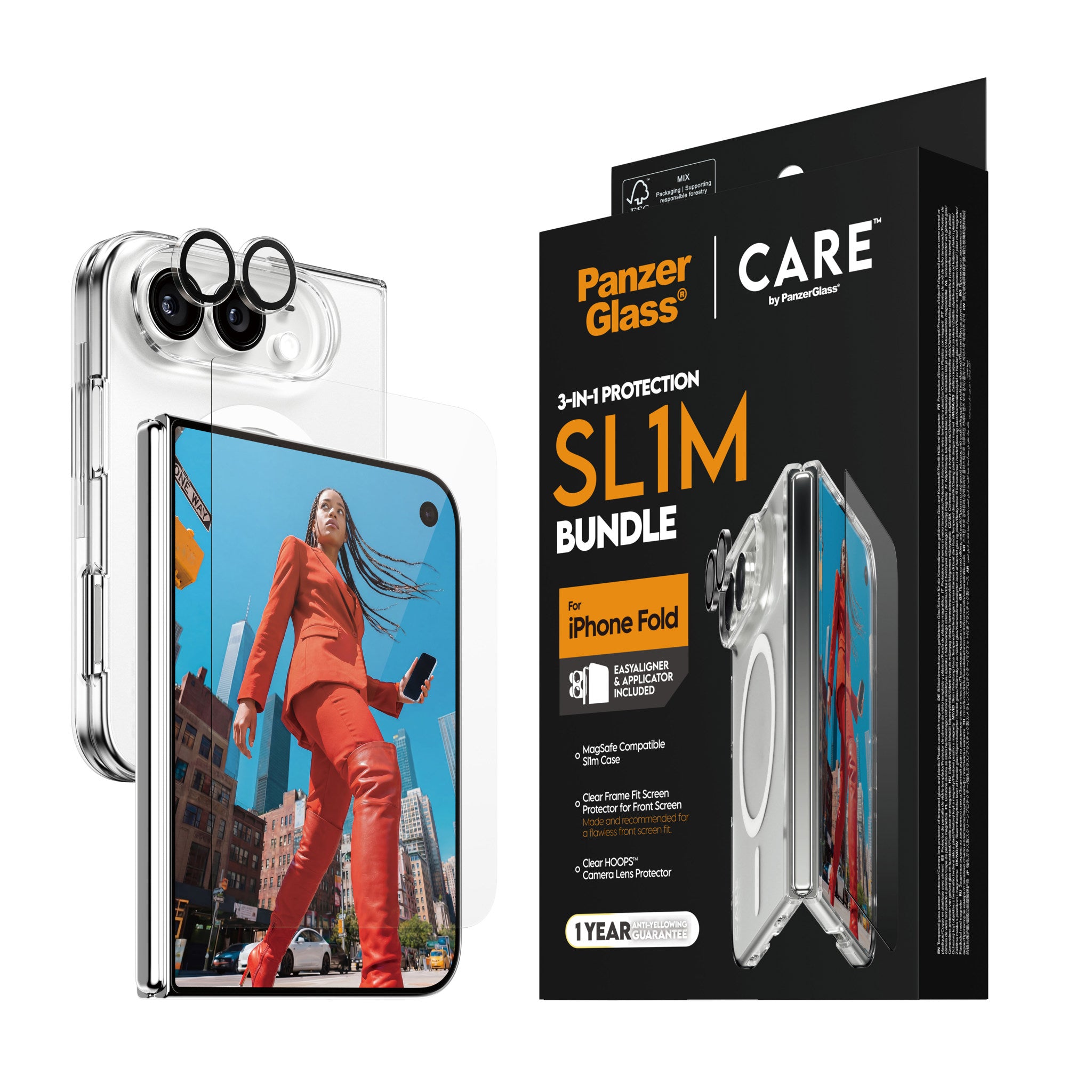 PanzerGlass® | CARE™ by PanzerGlass® 3-in-1 Flagship Bundle iPhone 2026 Fold